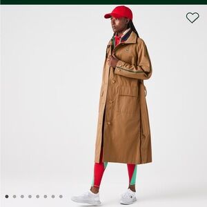 Lacoste heritage cotton trench coat 38